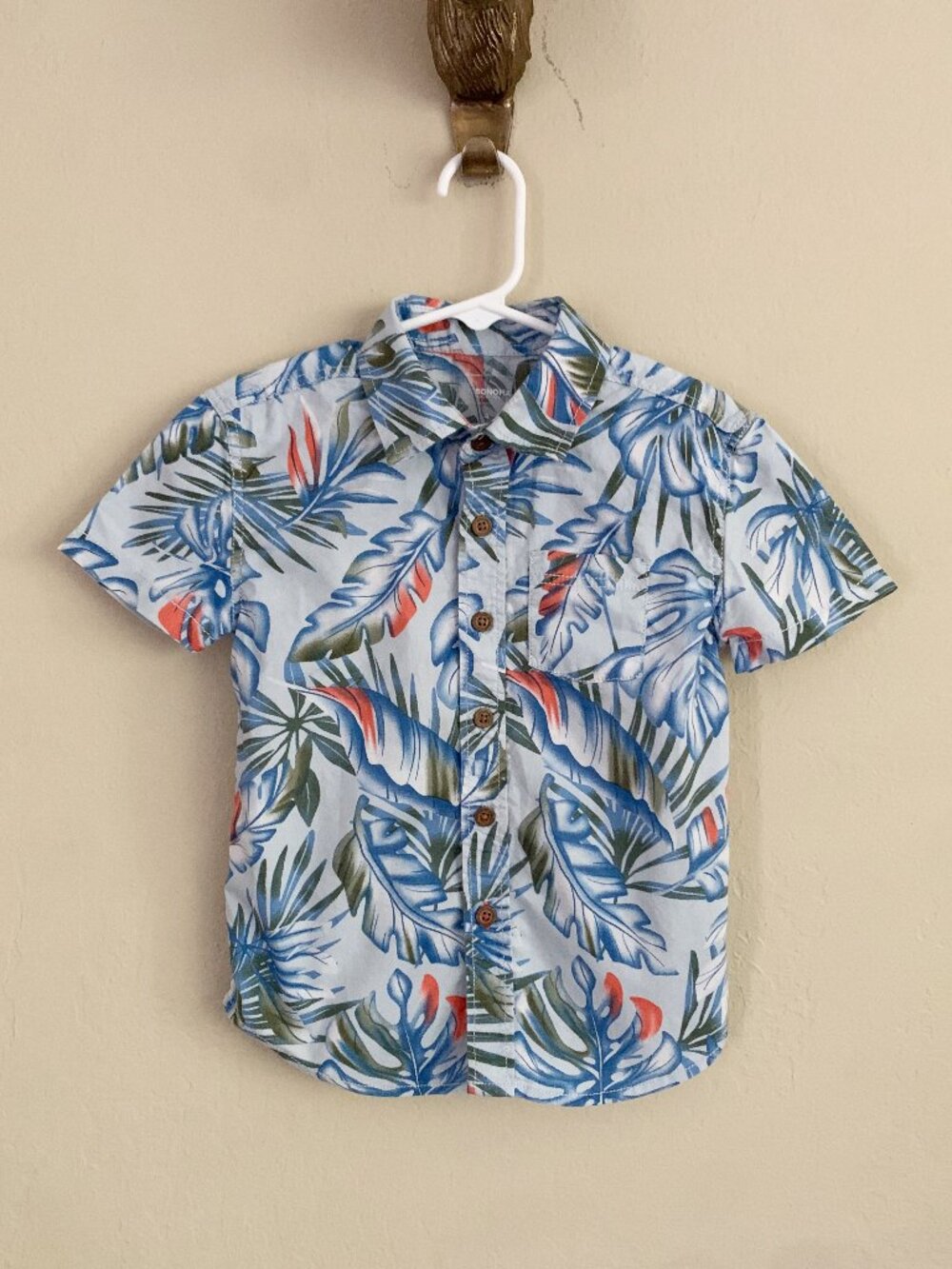 Sonoma Tropical Button Down Shirt • 4 Years